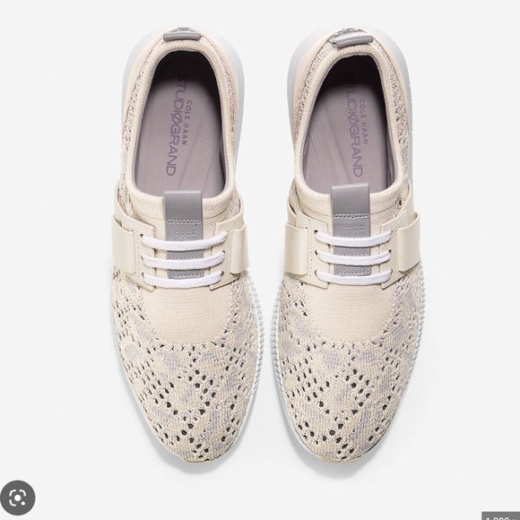 Cole Haan Shoes - Cole Haan Studio Grande Rainy Day-Silver Sconce Knit Sneaker Size 7.5
